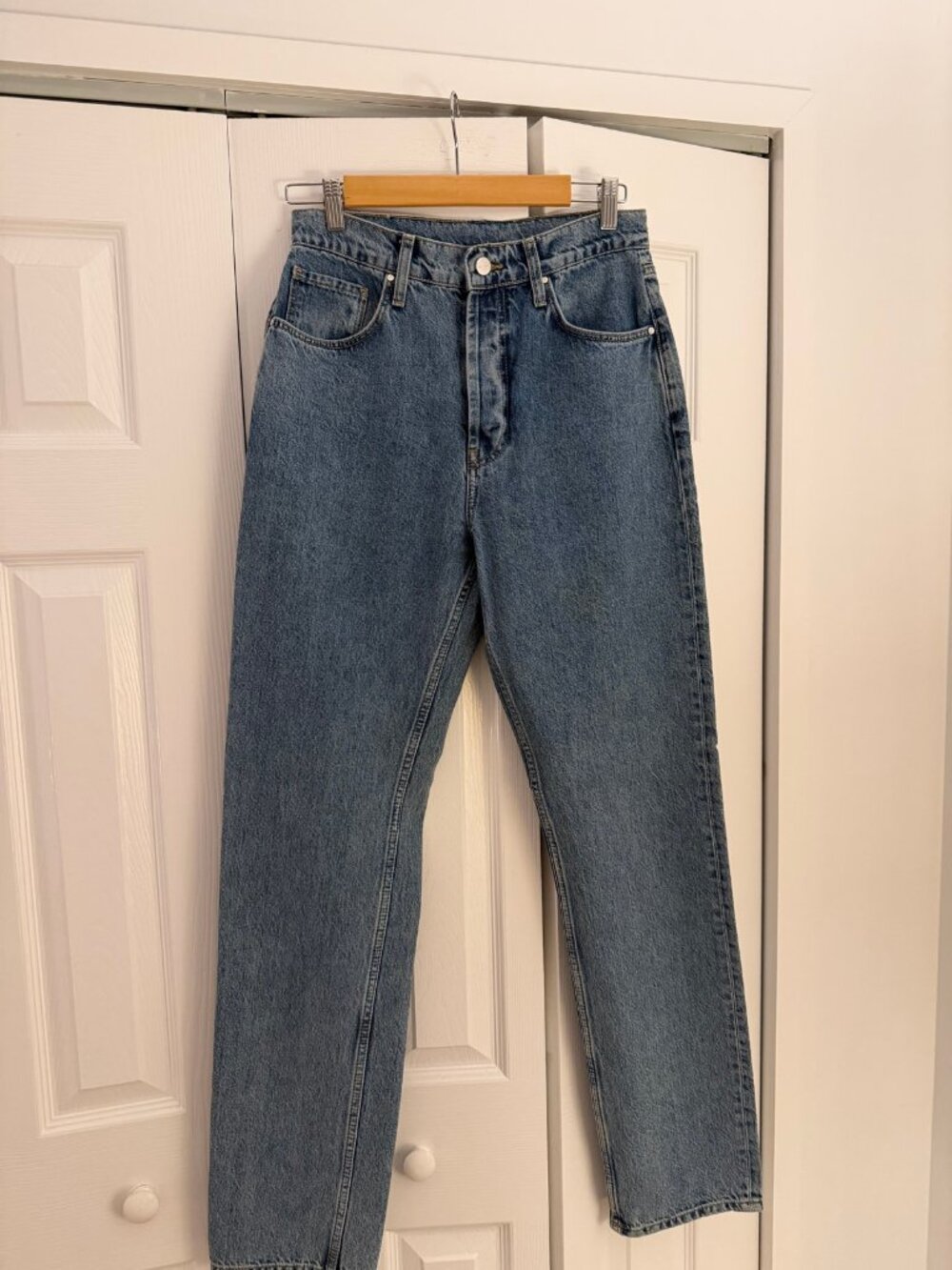 Anine Bing Straight Leg Jeans Medium Wash Size 28 NWOT